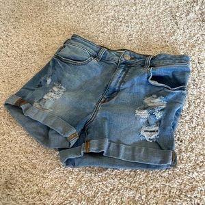 PacSun Medium Wash Jean Shorts